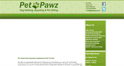 Desktop Screenshot of petpawz.co.uk