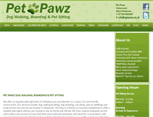 Tablet Screenshot of petpawz.co.uk